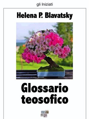 cover image of Glossario teosofico